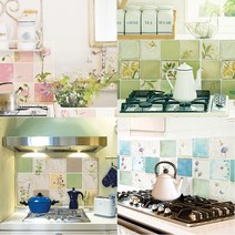 알루미늄 주방시트지 (12종선택)/타일스티커/타일시트지/포인트/데코스티커, 07.허브