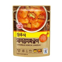 오뚜기 청주식 돼지김치짜글이, 450g, 34개