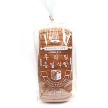 위밀 100% 통밀 우리밀 통밀식빵, 1팩
