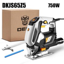 직쏘기 목공 다목적 전동 충전식 다이나믹 에어쿠션 데코 지그 톱 가변 속도 전기 1 피스, Poland+DKJS65Z5