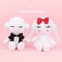 [누리플러스]또로와로로 신랑신부세트 인형-25cm