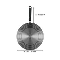 인덕션 열전도판 플레이트 받침대 주방 유도 밥솥 열 전도 스테인레스 스틸 변환기 해동 보드 스토브, 28cm