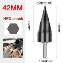 스크류 도끼 장작쪼개기 장작스크류 목공 목재분할 나무 콘 드릴링 도구 기계 드릴 나무 콘 리머 펀치 드라이버 드릴 비트 분할 드릴링 도구, 패키지 나