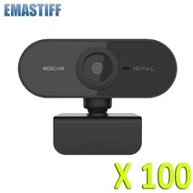 비대면 ZOOM 필수용품 카메라 웹캠 액세서리 악세사리 HD 1080P 미니 컴퓨터 웹, 협력사, 100PCS 웹캠