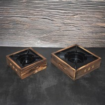 나혼자산다 사각우드 개인 미니 가정용화로 1인 캠핑화로