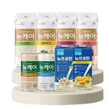 균형잡힌 영양케어 뉴케어 어르신 수험생 임산부 환자한끼식사 영양보충식 병문안선물용, 마시는 뉴프로틴 바나나 16팩