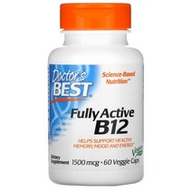 닥터스베스트 풀리 액티브 B12 1500mcg 베지 캡, 60개입, 1개, 60정