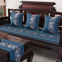 마호가니 소파 방석 신중식 원목 가구 의자 매트 두꺼운 나한 침대 5종 세트 스펀지 매트 미끄럼 방지 맞춤 제작, 국색천향진청, 맞춤 소파 방석 의자 매트고객 서비스 견적 연락