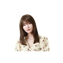 프리실라 BEAUTE 총 손으로 심는 육부 가발 스트레이트 롱 인모 믹스 내츄럴브라운 BRB101ZNB