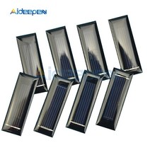 태양광 충전기 패널 10 개몫 0.5v 100ma 태양 전지 패널 미니 태양계 diy 모듈 배터리 휴대 전화 충전기 휴대용 태양 전지