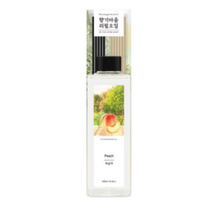 향기마을 디퓨저 리필오일 500ml + 섬유스틱 5p + 나무스틱 6p, 복숭아, 2세트