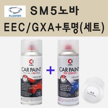 삼성 SM5노바 EEC GXA 블랙메탈릭 스프레이 페인트 + 투명스프레이