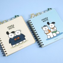 핑크풋 꼬망 PP 인덱스 노트, 1개