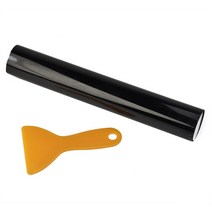 자동차 태양광 필름 20cm x 150cm 공장 직접 정리 전면 윈드 스크린 블랙 투명 자외선 차단 차양, 한개옵션0