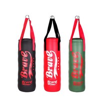 [BRAVE] 코크 샌드백 95cm 헤비백 성인용 체육관 국산, 레드