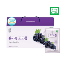 유기농 포도즙 저온추출 포도 주스 90ml 30포
