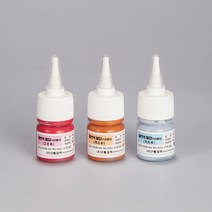 [ 0468 / 유니스애드] 열변색물감(시온물감 수성) 3종1조, 100ml(3종1조)
