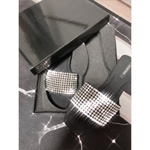 블링 큐빅 포인트 슬리퍼 (선물상자포함)