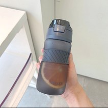 Mar.23 162번 스포츠워터컵 여자 빨대패션 아이템인 큐티클 컵 휴대용 헬스 재질 플라스틱 컵 성인Z, 딥 그레이 [530 ml] 컬 렉 션 컵 브러쉬