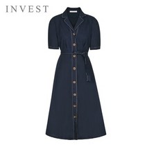인베스트 인베스트 스티치라인버튼원피스_V2M1OP3991