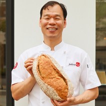 소금을 낮춘 통밀빵 뺑페이장 1kg 치아바타 비건 식빵 현미 함유, 1개