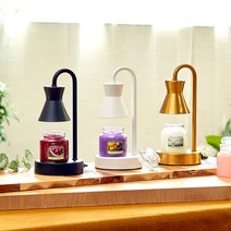 미니 루체 캔들워머+지니어스 캔들 스몰자 +할로겐전구 2개 세트, 미니 루체_블랙, 레몬라벤더