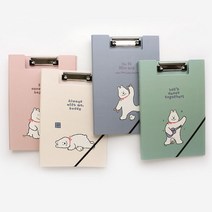 [핑크풋] 비비 클립 밴드 화일 파일 클립보드 보드, 4500비비클립밴드화일블루