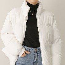 블링데이 여성 숏패딩 하이넥 겨울 패딩 점퍼