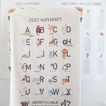 DTP 커트지원단 OX 알파벳 구구단 2색 cf, 내츄럴