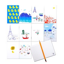 밀로 미니 노트(단어장) 10종 1세트