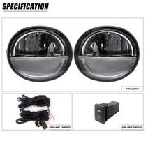 랜드크루저 J70 LC70/71/76/79 용 LED DRL aytime 러닝 화이트 시그널 와이어 하네스 자동차 바디 키트, [01] 1SET, [01] 8000K