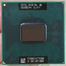 cpu 인텔 코어 2 듀오 t9300 노트북 프로세서 pga 478 100 작동 1세트