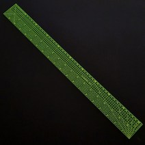 행복한다이세상 홈패션 미싱 재봉틀 수예 자수 퀼트 부자재 모음 일부상품 가격인상, F-13. 형광 그레이딩자 5 x 50cm (인치겸용)