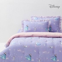 디즈니홈컬렉션 [갤러리아] 겨울왕국 차렵이불 패드세트S(여름용)(50x70베개커버)