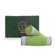 사랑예감 대형 바이오칩 / 메밀 / (택1) 원형 베개 (선물세트), 초록