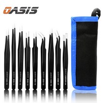 정밀 핀셋세트 쪽집게 ESD 정전기 방지 9종 모음, B16:정밀 ESD 핀셋 9종 세트