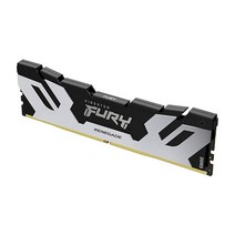 Kingston Fury 레니게이드 실버 16GB 6400MT/s DDR5 CL32 DIMM 데스크탑 메모리 싱글 모듈 | 인텔 XMP 3.0 | 오버클럭 안정성 | KF564C3, 16GB_6000 MHz