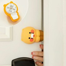 카카오프렌즈 도어스토퍼 춘식 손끼임방지 / 방문고정 방문고정장치 도어가드 방문스토퍼 문끼임방지 도어충격방지 방문콕방지가드 도어쿠션 문충격방지 아이방꾸미기 자녀방꾸미기 아이손 끼임방, 1개