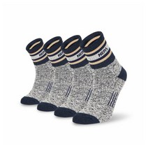 네파 여성용 양말 스탠스 중목 4p, BLACK