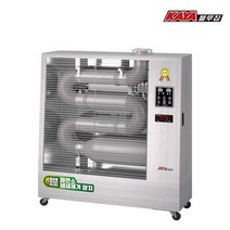 가야 원적외선 튜브히터 KY-115F 30평 중형 돈풍기 팬부착 이동형 난방기 공장 창고 eM