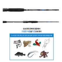 아부가르시아 솔티파이터X 인쇼어 SXIS 바다 루어대 워킹, 802ML