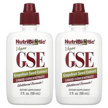 뉴트리바이오틱 비건 GSE 자몽 씨 추출물 농축액 59ml x 2개