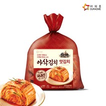 아워홈 아삭김치 맛김치 1.6kg, 국산)아삭김치 맛김치 1.6kg