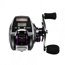 낚시대 전동릴 1 세트 스피닝 릴 81 속도 비율 자동 배선 백라이트 전기 낚시 릴 카운터 야간 낚시 릴 스피닝 캐스팅, 오른손