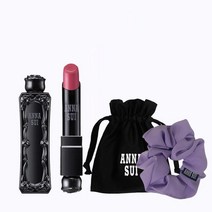 (한정) 안나수이 클래식 루즈 +스트링 파우치스크런치, 갤러리아 (한정) 안나수이 클래식 루즈 +스트링 파우치, 201 달리아 플럼