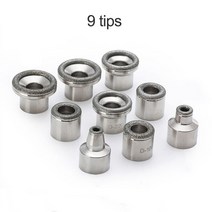 아쿠아 필링 기 갈바닉 클렌징 기계 각질 제거 피부 미용 관리 기기 뷰티 스타 다이아몬드 미세 박피술 9, 02 9 Tips No Box, 02 9 Tips  No box