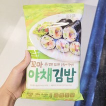 풀무원 [풀무원] 야채꼬마김밥세트 124g, 아이스보냉백포장
