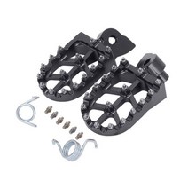 야마하 오토바이 CNC 레버 기어 시프터 풋 페그 페달 YZ125 YZ250 YZ125X YZ250X YZ125G YZ250G YZ 125 250 2005-2020, footpegs black
