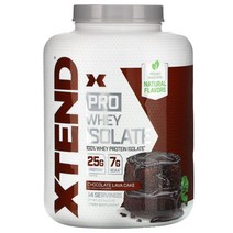 Xtend Pro 분리유청단백질 보충제 초콜릿 2.3kg(5lb), 초콜릿라바케이크, 5파운드