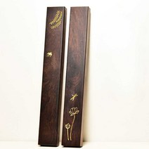 책문진 북마크 필사 종이 고정 독서용품, 8. 검정색 무늬 G타입 30CM 1쌍